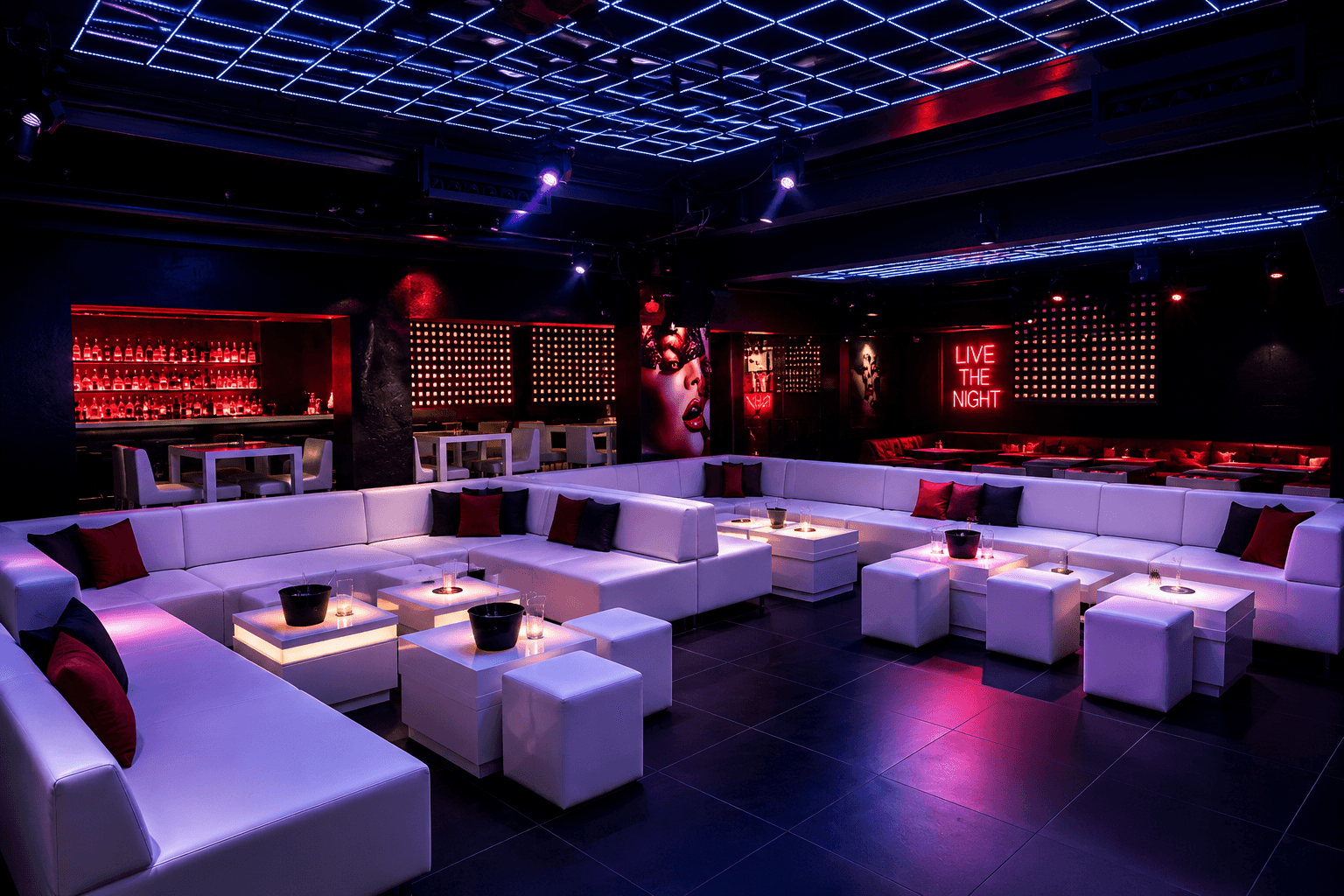 Lounge du night club Classyco, Almadies