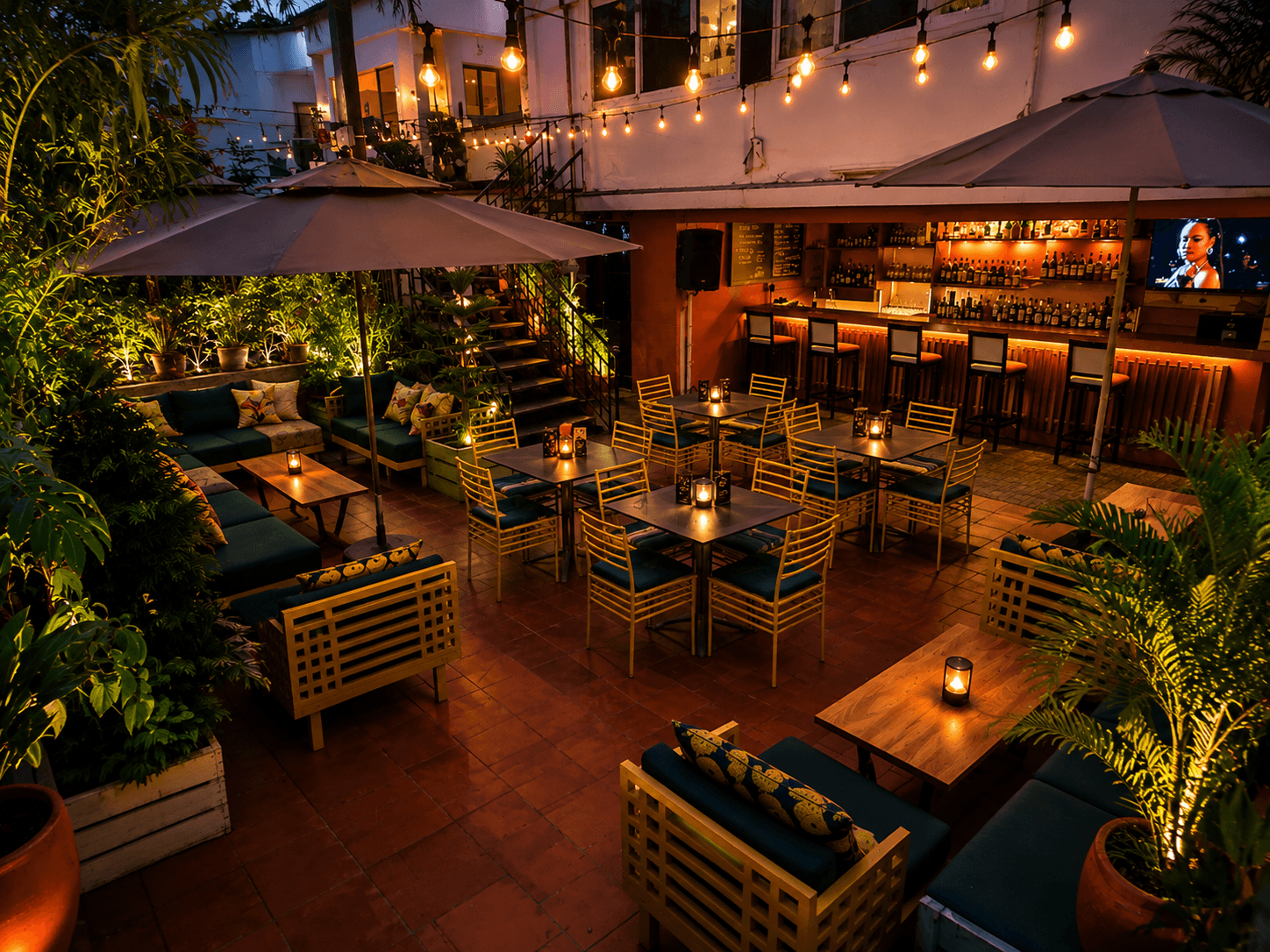 Terrasse du restaurant Classyco, Almadies